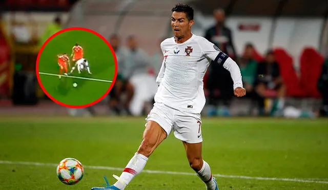 Cristiano Ronaldo ayudó a la victoria de su equipo con un gol, sin embargo, fue criticado en las redes sociales. (Créditos: AFP)
