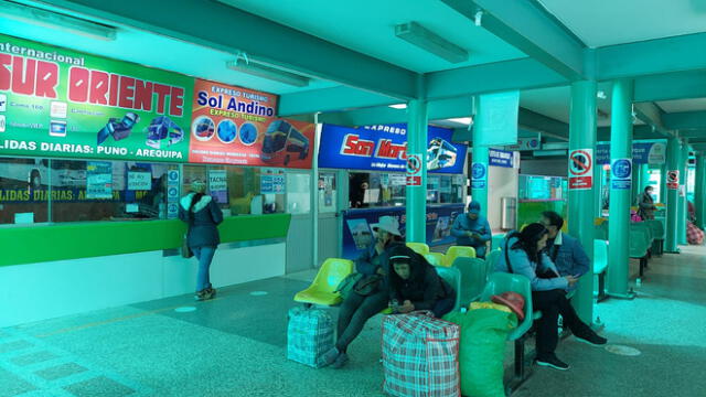 Terminal terrestre de Puno. Foto: Liubomir Fernández/URPI