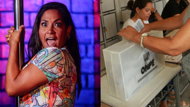 Katia Palma se 'queja' de la ONPE tras conocer su local de votación