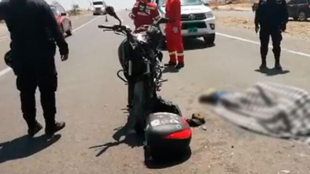 Piura: difunden video de la muerte de un motoclista para hallar al responsable [VIDEO]