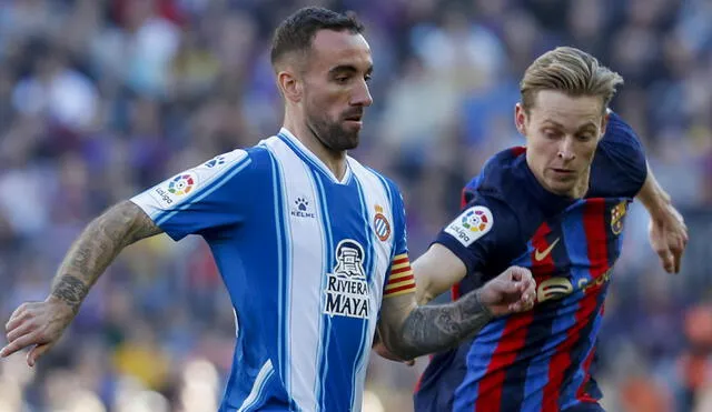 Barcelona se está enfrentando a Espanyol en el estadio Camp Nou por el último derbi del año. Foto: LaLiga