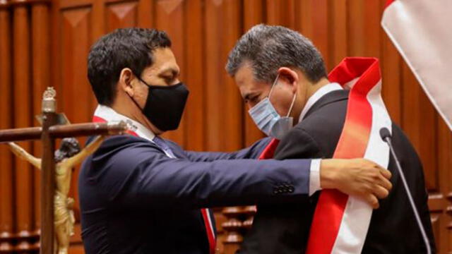 Manuel Merino se juramentó como presidente de Perú el 10 de noviembre. Foto: AFP