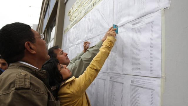 Postulantes pueden conocer su centro de evaluación en la página del Minedu. El día de la prueba deberán acudir con su DNI. (Foto: Ministerio de Educación)