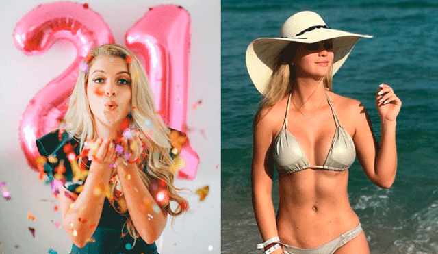 Brunella Horna festejó a lo grande sus 21 años en casa de playa y así la decoró [FOTOS]