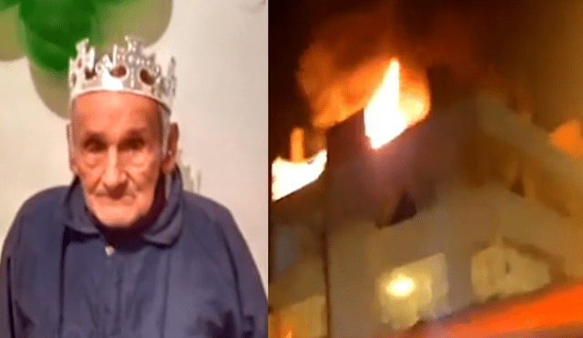 San Luis: Anciano de 101 años falleció en incendio que se inició en su habitación [VIDEO]