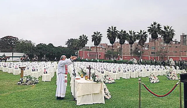 Recuerdo. A la fecha, 492 policías han fallecido por COVID-19. Foto: PNP