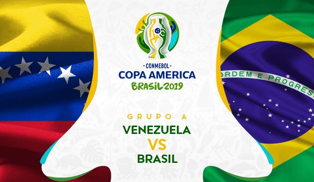 Venezuela vs Brasil por la fecha 2 del grupo A de la Copa América 2019.