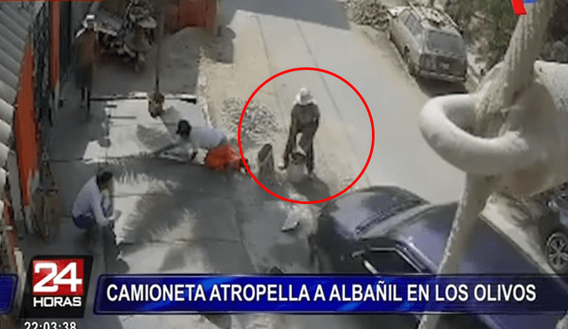 Los Olivos: albañil queda grave luego de ser atropellado por conductor ebrio [VIDEO]