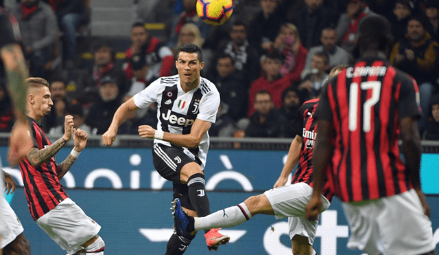 Juventus, con gol de Cristiano Ronaldo, venció 2-0 al Milan por Serie A [RESUMEN]