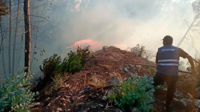 Incendios forestales en Cajamarca