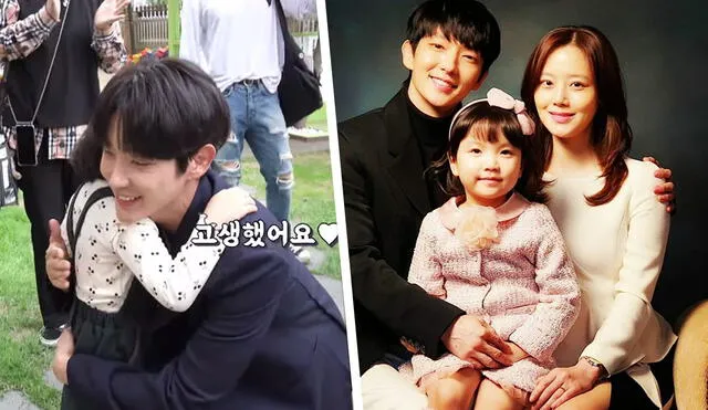 Lee Joon Gi se despide de la actriz de seis años que interpretó a su hija. Foto: composición/Captura YouTube
