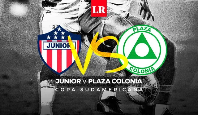 Plaza Colonia y Junior de Barranquilla juegan este jueves por la Copa Sudamericana 2020. Foto: Composición de Fabrizio Oviedo