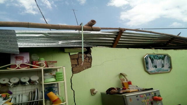 Tumbes: viviendas se quedan sin techos por fuertes vientos