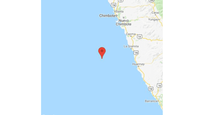 Fuerte sismo de 5.5 grados en Huarmey se sintió en Lima