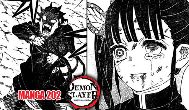 Capítulo 202 de Demon Slayer, Nezuko tenta conter Tanjiro