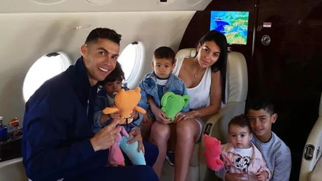 Antonella Roccuzzo y Georgina Rodriguez presumen a sus hijos en video. Fuente: Instagram