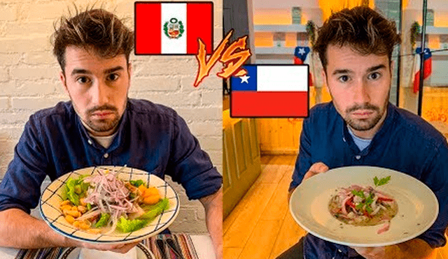 YouTube viral: comparan aspecto del ceviche y plato chileno que usa el mismo nombre