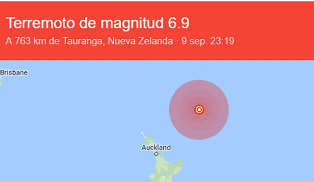 Terremoto de 6.9 sacude el norte de Nueva Zelanda