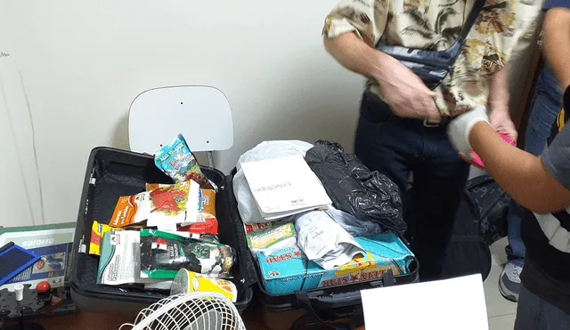 Intervienen a extranjero transportando drogas en aeropuerto de Chiclayo