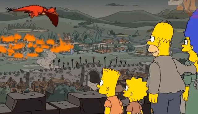Game of Thrones: Los Simpson predijeron el ataque de Daenerys con Drogon [VIDEO]