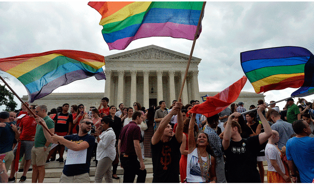 En Estados Unidos, la aceptación pública del matrimonio entre personas del mismo sexo ha crecido fuertemente en las últimas décadas. Foto: AFP