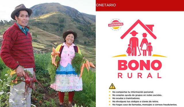 Consulta AQUÍ si fuiste elegido como beneficiario del Bono Rural de 760 soles para hogares en situación de pobreza y pobreza extrema.