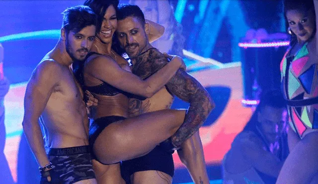 Paloma Fiuza alborota al público chileno con sensual baile en Teletón [VIDEO]