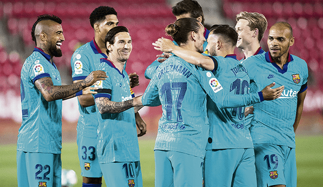 Dos asistencias y un gol dejó el rosarino en su regreso con el Barcelona. Foto: AFP