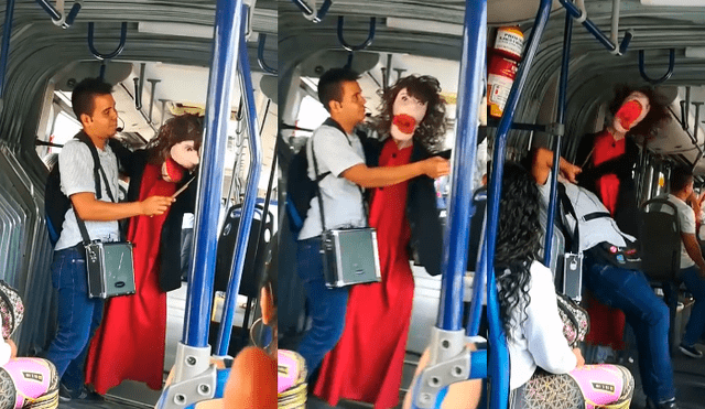 Facebook: Joven canta junto a su ‘novia’ en autobús y genera aplausos por su talento [VIDEO]