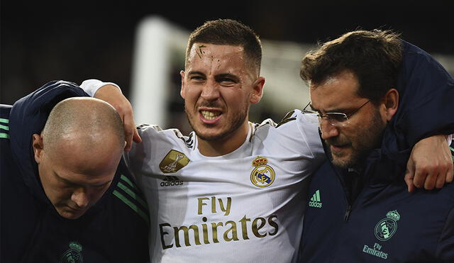 Eden Hazard se lesionó el pasado 22 de febrero de este año. Foto: AFP