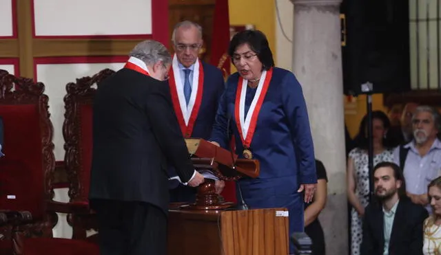 Marianella Ledesma, primera presidenta del Tribunal Constitucional. Foto: Aldair Mejía / La República.