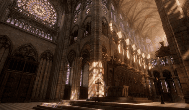 En Notre-Dame de París: Journey Back in Time, los usuarios tendrán acceso a toda la catedral. Foto: Steam.