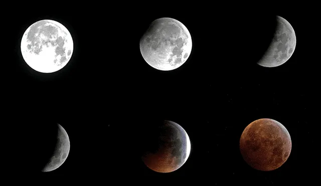 Eclipse de Luna se producirá este 16 de julio. Foto: AFP