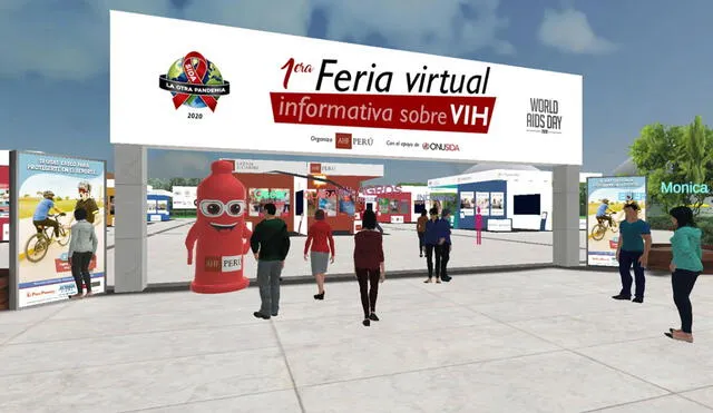 feria virtual sobre VIH