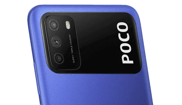 El Xiaomi POCO M3 incluye un sistema de triple cámara. Foto: Xiaomi