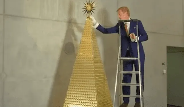 YouTube: Presentan el árbol de Navidad más caro del mundo y este es su elevado precio [VIDEO]