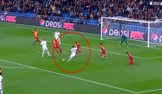 Rodrygo marcó un doblete en el Real Madrid vs. Galatasaray por la Champions League 2019-2020. | Foto: Fox Sports