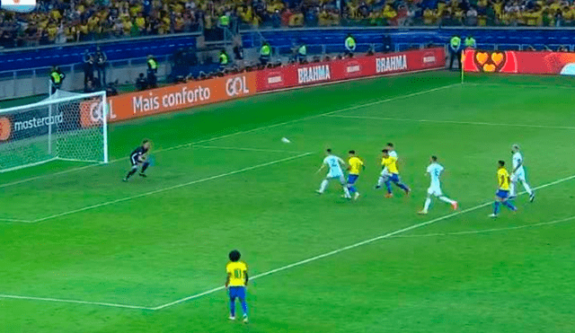 Argentina vs. Brasil: Coutinho se falla el 2-0 en la semifinal de la Copa América 2019.