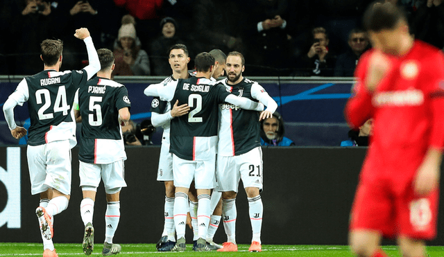 Gol de Cristiano Ronaldo en el Juventus vs Leverkusen por la Champions League. Foto: EFE