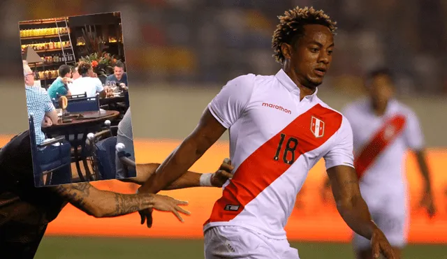 Selección peruana: representante de André Carrillo lo defiende de grave acusación de un hincha.