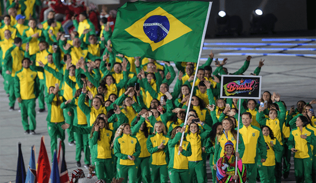 Comenzó la ceremonia inaugural de los Juegos Panamericanos Lima 2019. | Foto: AFP