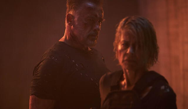 Arnold Schwarzenegger y Linda Hamilton repiten sus papeles más emblemáticos para la nueva película de Terminator.