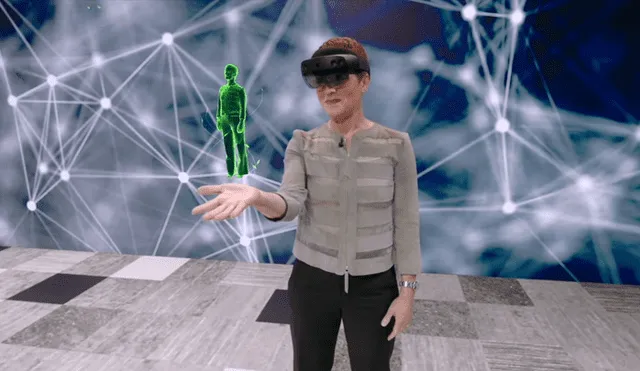 La realidad aumentada a través de los HoloLens 2.