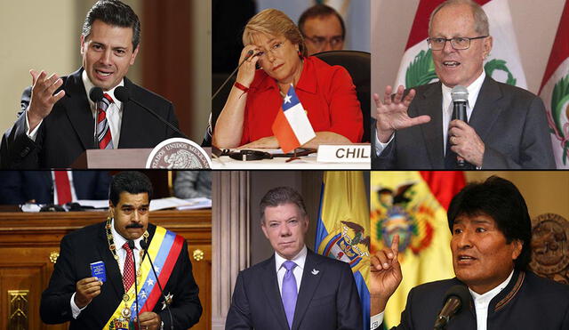 Revelan cuáles son los presidentes que más y menos ganan en América Latina 