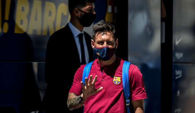 Lionel Messi no se presentó a los entrenamientos del FC Barcelona. Foto: AFP