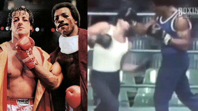 Difunden video inédito de Sylvester Stallone y "Apollo Creed" boxeando [VIDEO]