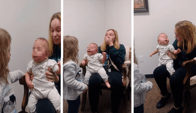 Facebook viral: bebé conmueve con su reacción al escuchar por primera vez con unos audífonos [VIDEO] 