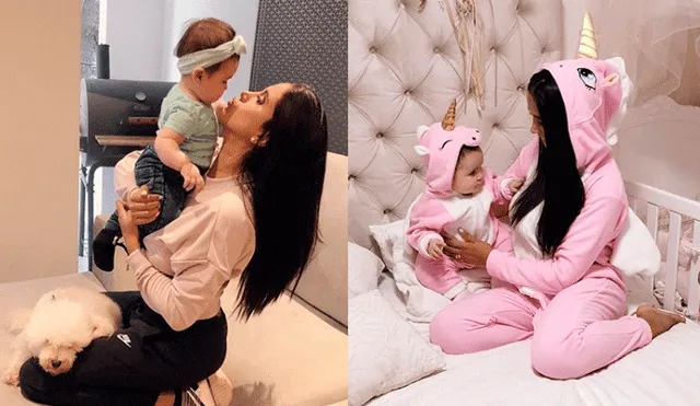Instagram: Melissa Paredes hace sesión de fotos con su bebé y causa ternura