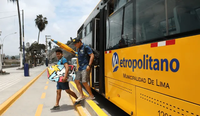 Metropolitano: vuelve el servicio especial “Circuito de playas”