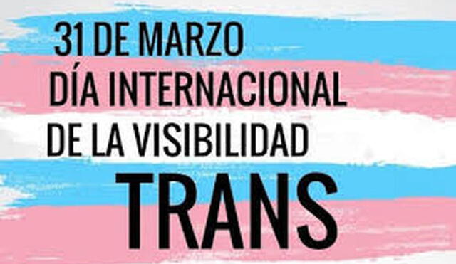 Hoy, 31 de marzo se celebra el Día Internacional de la Visibilidad Trans.